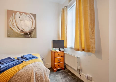 Bedroom #2 at North Bay Bungalow, Rhos on Sea