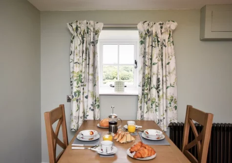 The dining area at Nyth Y Wennol, Maenan