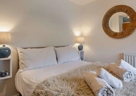 Bedroom #1 at Nyth yr Wylan, Aberdovey
