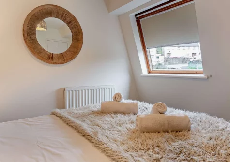 Bedroom #1 at Nyth yr Wylan, Aberdovey