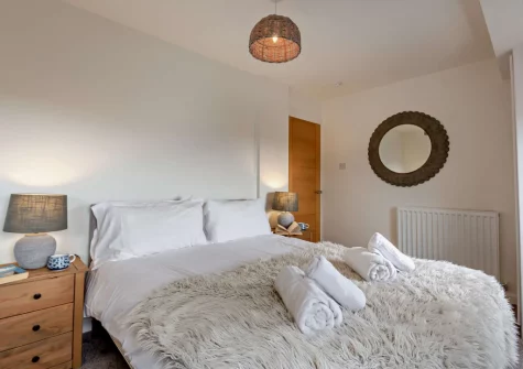 Bedroom #2 at Nyth yr Wylan, Aberdovey
