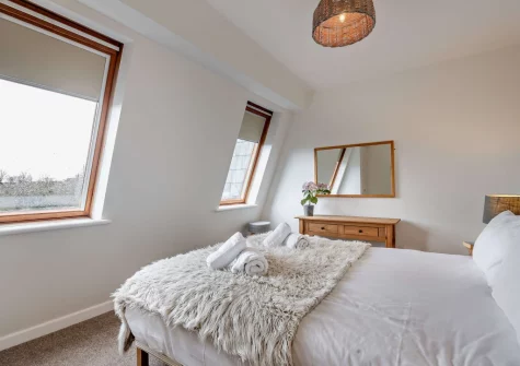 Bedroom #2 at Nyth yr Wylan, Aberdovey
