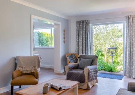 The living room at Oak View, Tenby