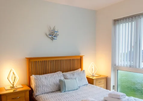 Bedroom #1 at Ocean Breeze, Penally