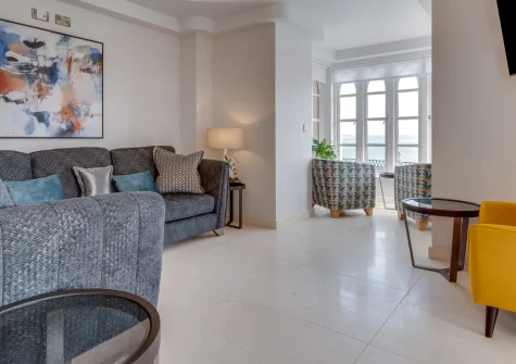 Ocean House, Tenby is a magnificent Grade II-listed Georgian townhouse with spectacular harbour and bay views, featuring seven floors of elegant accommodation, a private cinema room, and a stunning first-floor balcony for alfresco dining.