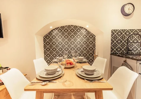 The dining area at Ocean Waves, Tenby