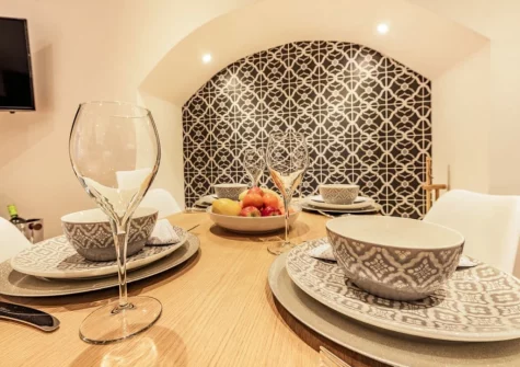 The dining area at Ocean Waves, Tenby