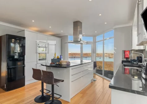 The kitchen at Ocean Way, Pembroke Dock