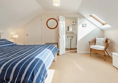 Bedroom #1 at Ol Tywydd, Broad Haven