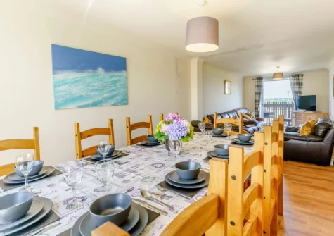 The dining area at Old Mart Gate House, Narberth