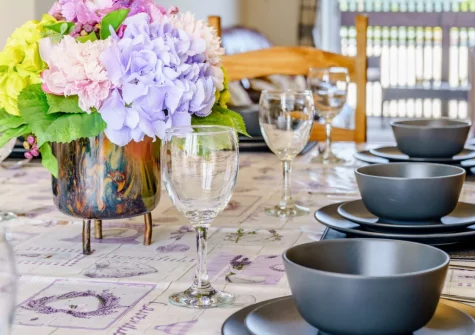 The dining area at Old Mart Gate House, Narberth