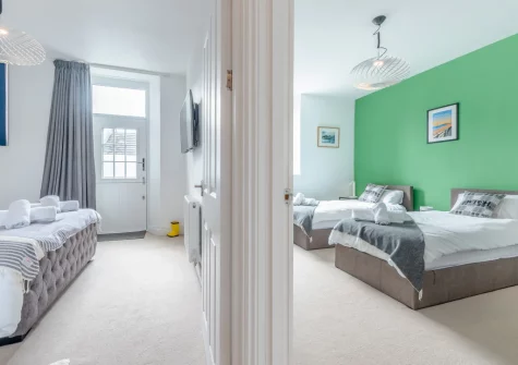 Bedrooms #1 & # 2 at One Charlton House, Tenby