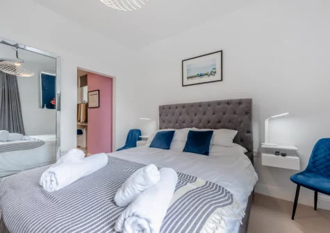 Bedroom #1 at One Charlton House, Tenby