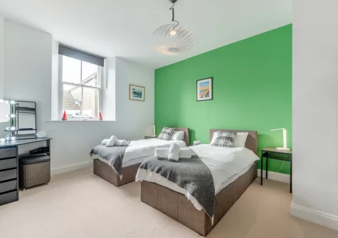 Bedroom #2 at One Charlton House, Tenby