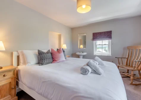 Bedroom #1 at Orlandon Farm Cottage, St Brides