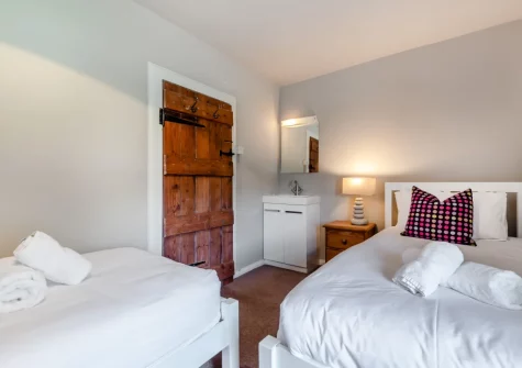 Bedroom #3 at Orlandon Farm Cottage, St Brides