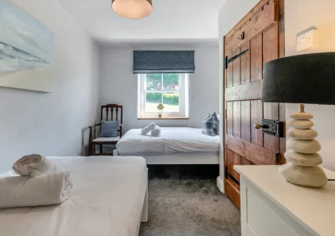 Bedroom #4 at Orlandon Farm Cottage, St Brides