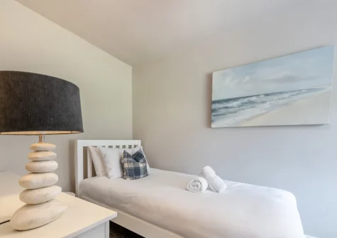 Bedroom #4 at Orlandon Farm Cottage, St Brides