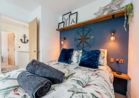 Bedroom #1 at Oystercatcher Cottage, Llangwm