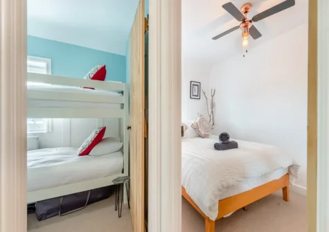 Bedroom #2 & #3 at Oystercatcher Cottage, Llangwm