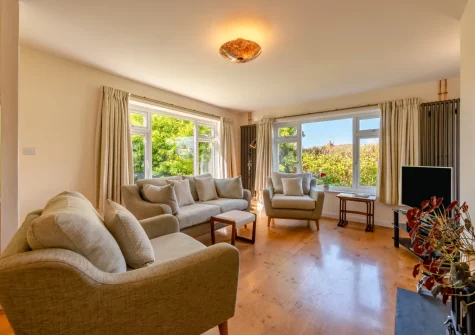 The living area at Palace Park, Manorbier