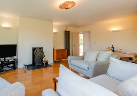 The living area at Palace Park, Manorbier