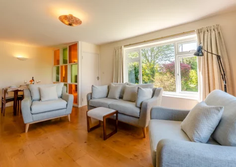 The living area at Palace Park, Manorbier