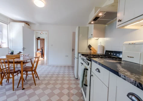 The kitchen at Palace Park, Manorbier