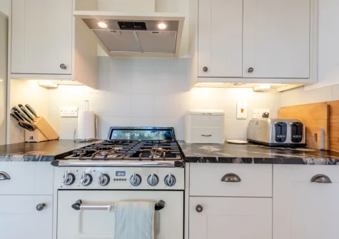 The kitchen at Palace Park, Manorbier