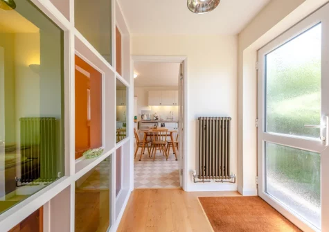 The entrance hallway at Palace Park, Manorbier