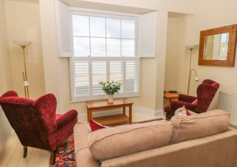 The living area at Paradwys, Tenby
