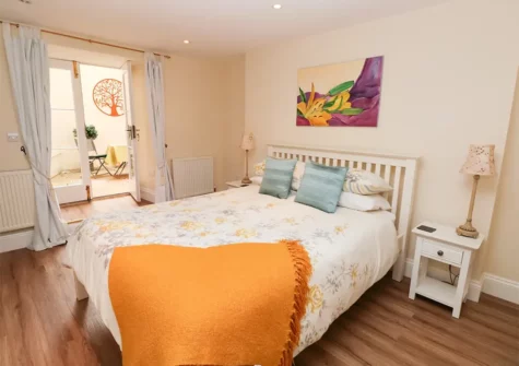 Bedroom #1 at Paradwys, Tenby