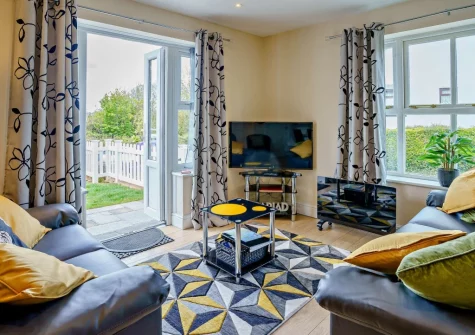 The living area at Park Place Court 3 Plas Bach, Tenby