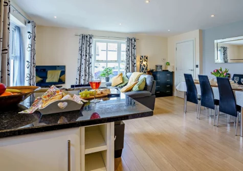 The ktchen at Park Place Court 3 Plas Bach, Tenby