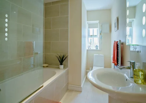 The bathroom at Park Place Court 3 Plas Bach, Tenby