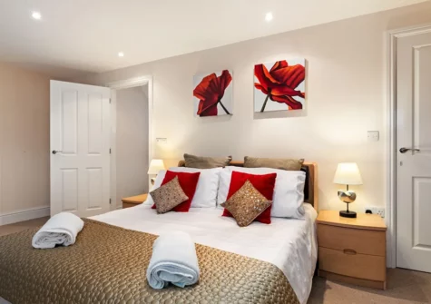 Bedroom #1 at Park Place Court, Tenby