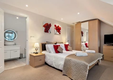 Bedroom #1 at Park Place Court, Tenby