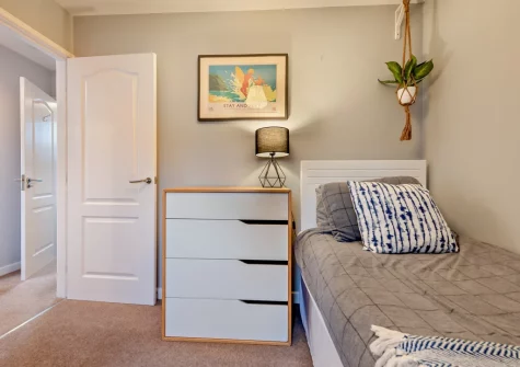 Bedroom #3 at Passion Flower Cottage, Redberth