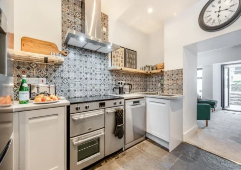 The kitchen at Pembroke House, Tenby