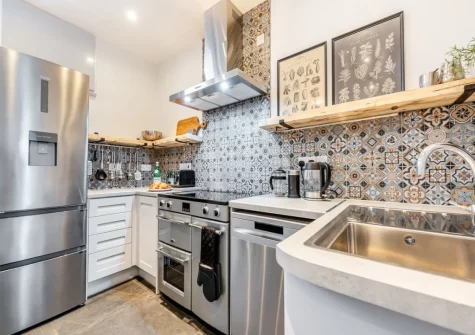 The kitchen at Pembroke House, Tenby
