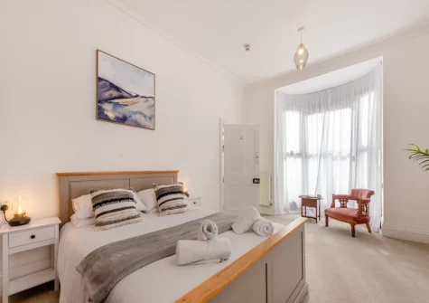 Bedroom #1 at Pembroke House, Tenby