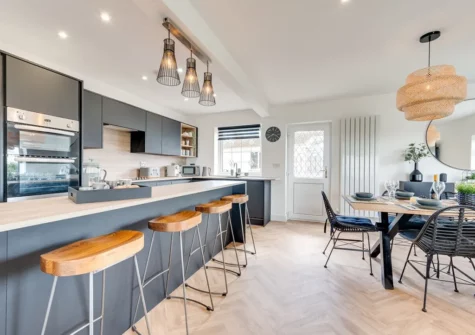 The kitchen at Pen Gar, Saundersfoot