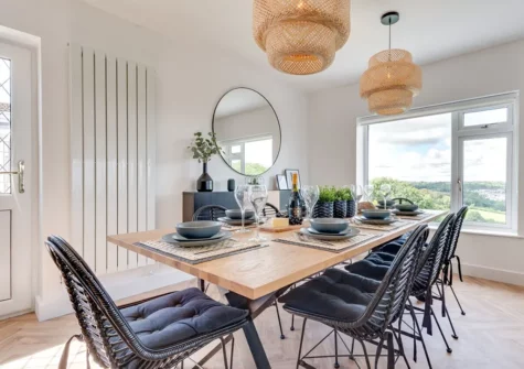 The dining area at Pen Gar, Saundersfoot