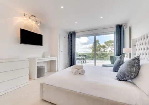 Bedroom #1 at Pen Gar, Saundersfoot