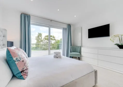 Bedroom #2 at Pen Gar, Saundersfoot