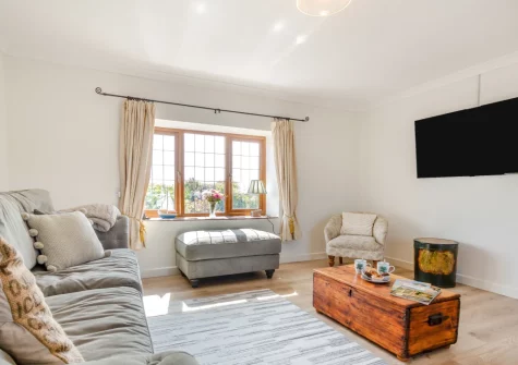 The living room at Pen Goppa, Bryncroes