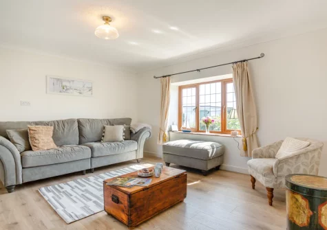The living room at Pen Goppa, Bryncroes