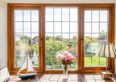 The view from the living room at Pen Goppa, Bryncroes