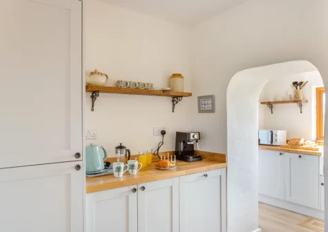 The kitchen at Pen Goppa, Bryncroes