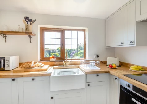 The kitchen at Pen Goppa, Bryncroes